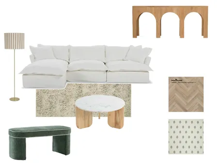 Green living room Interior Design Mood Board by Style Sourcebook