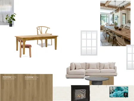 Living en eetkamer Interior Design Mood Board by dellevdb