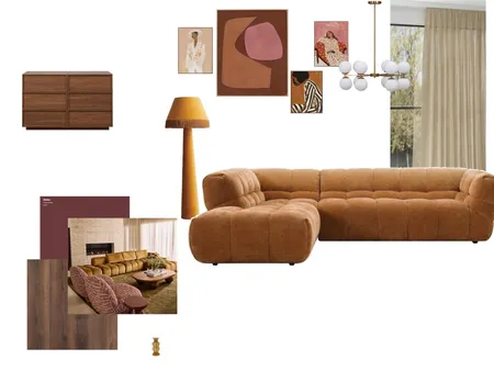 mid Century Interior Design Mood Board by On Cue Renovations