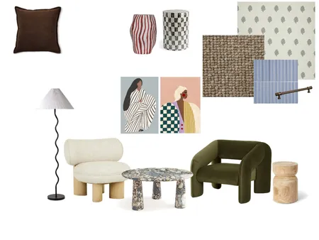 לוח השראה סלון Interior Design Mood Board by jeny136