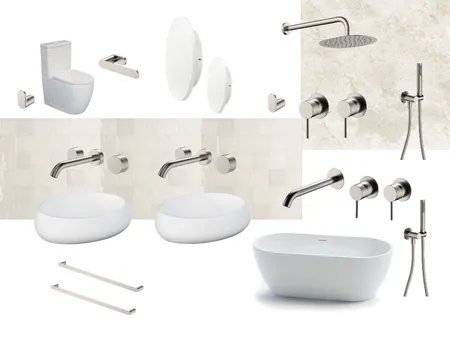 Bishop Bathroom Interior Design Mood Board by Tekell Family Homes