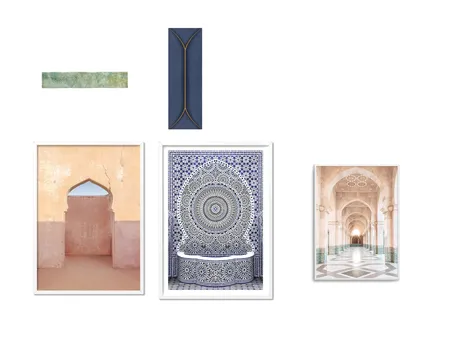Moroccan Style Interior Design Mood Board by NT