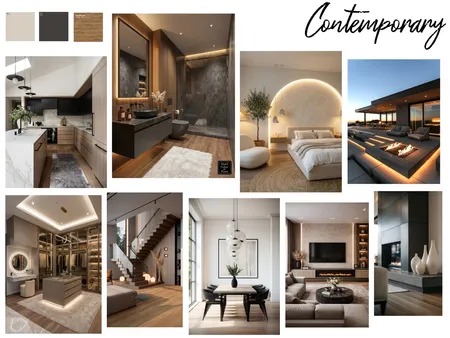 Contemporary Interior Design Mood Board by AnnieJ