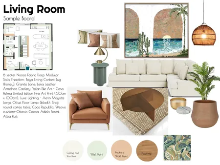 TanyaSmith.Assignment9.SampleBoard.LivingRoom Interior Design Mood Board by TanyaS on Style Sourcebook