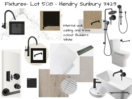 Hendry Drive, Sunbury 3429 Interior Design Mood Board by Sorisso71