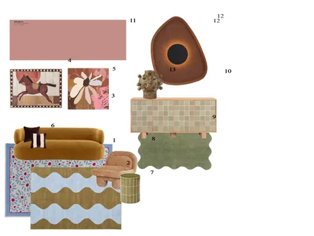 Eclectic sample board Interior Design Mood Board by dcompion on Style Sourcebook