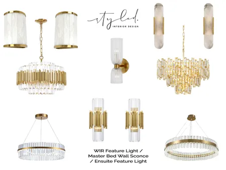 Ballinger - Feature Lighting Interior Design Mood Board by Styled Interior Design