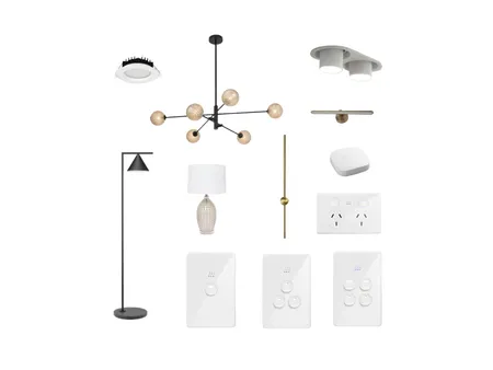 Lighting option 1 Interior Design Mood Board by lisahardie