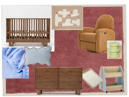 Nursery 3 Interior Design Mood Board by Melody Lampard