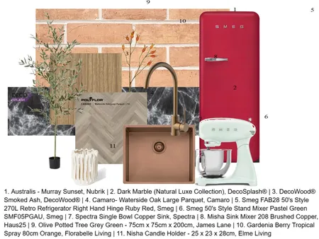 Kitchen split apartment Interior Design Mood Board by rebecca.reardon@billyblue.torrens.edu.au