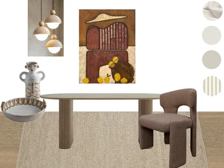 mediterranean Dining Interior Design Mood Board by Alice + Ivy Design Studio