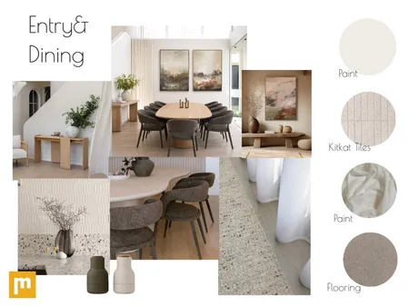 Entry & Dining - Norrie Interior Design Mood Board by Morrissey Blinds & Interiors - Home Styling on Style Sourcebook