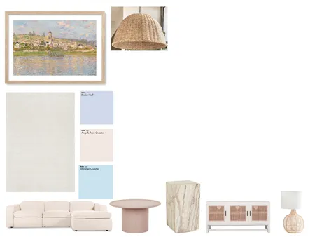 Shades of Vetheuil Den Interior Design Mood Board by Sterlingrose