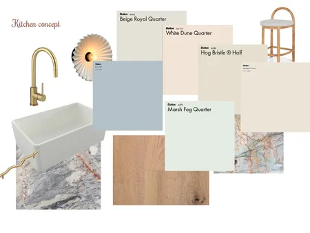 Wellington st Bondi Kitchen Interior Design Mood Board by KETCH Interiors