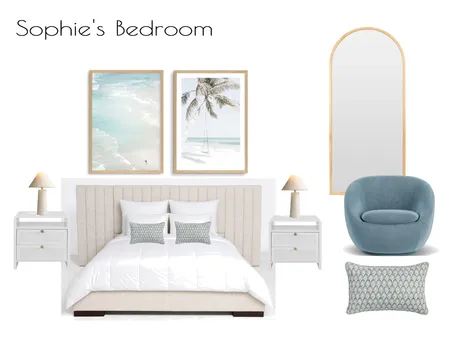 Sophie's Bedroom Interior Design Mood Board by Sable + Soleil on Style Sourcebook