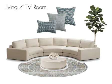 Living / TV Room Interior Design Mood Board by Sable + Soleil on Style Sourcebook