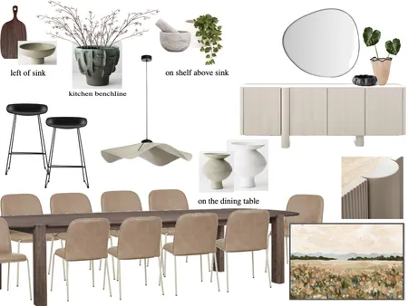 Project Nicholls - final kitchen & dining Interior Design Mood Board by Meraki Interiors on Style Sourcebook