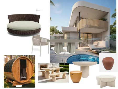 Casa Della outdoor Interior Design Mood Board by NellyleComte on Style Sourcebook