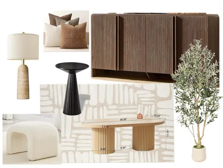 Shanita Living Room Furniture Interior Design Mood Board by MizzLadyy