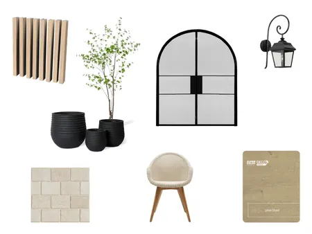 Exterior Homepage Interior Design Mood Board by Style Sourcebook