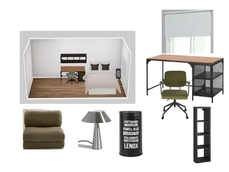 Quarto Sebastião Interior Design Mood Board by teresa vizela