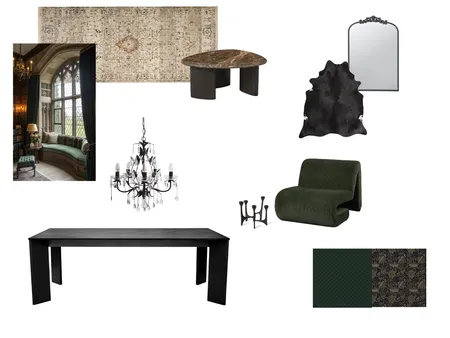 Gothic mood board Interior Design Mood Board by India_hill