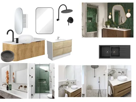 Bathroom Interior Design Mood Board by ddibart