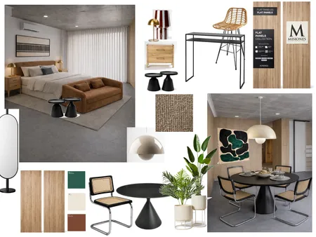 Depto Ale Interior Design Mood Board by RinaldiSofi