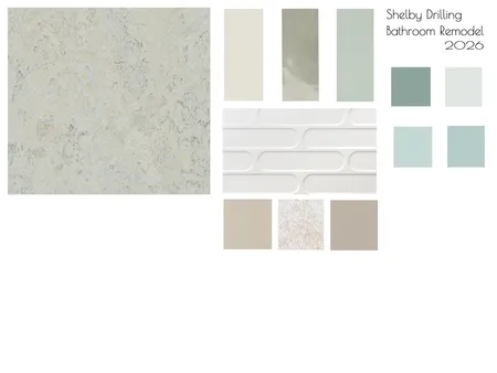 Drilling Bathroom Remodel Interior Design Mood Board by IFS Designs on Style Sourcebook