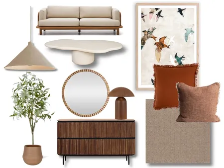 Trochę Japandi pierwszy moodboard Interior Design Mood Board by Klaudia_909090