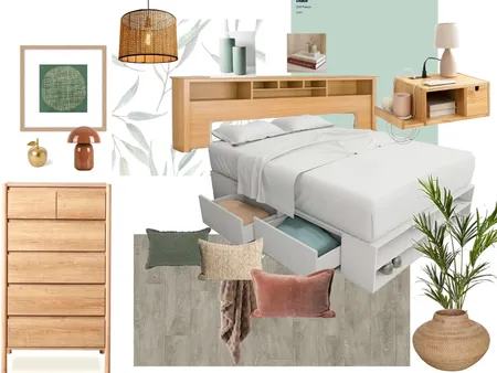 Dormitorio departamento pequeño Interior Design Mood Board by Graziella on Style Sourcebook