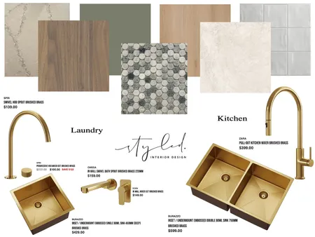 Maine - Kitchen / Laundry Interior Design Mood Board by Styled Interior Design on Style Sourcebook
