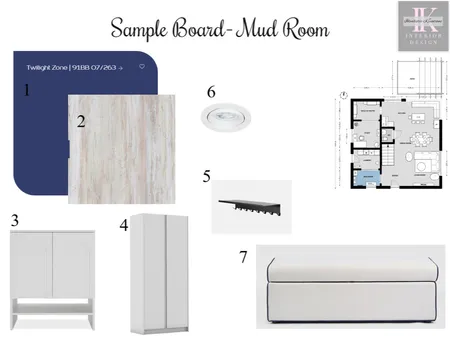 Mud Room Interior Design Mood Board by Kerry Govender