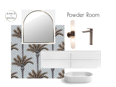 Marseilles Art - Powder Room 2 Interior Design Mood Board by Sable + Soleil on Style Sourcebook