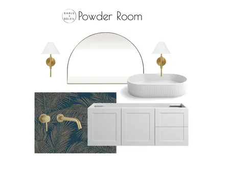Marseilles Art - Powder Room Option Interior Design Mood Board by Sable + Soleil