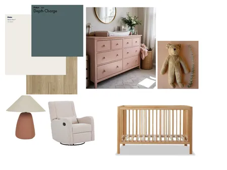 Bubba Girls Room Interior Design Mood Board by BreeGoltz
