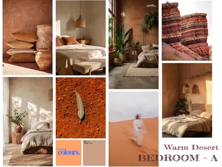 Assessment 3 - Bedroom A Interior Design Mood Board by addieobyrne