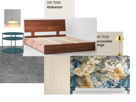 Primary Bed Interior Design Mood Board by Jfprice