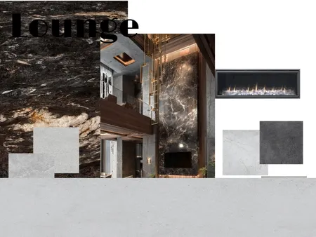 Lounge Fire Wall 1 Interior Design Mood Board by neda@archiphor.com.au