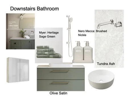 downstairs bathroom Interior Design Mood Board by Wendy Q on Style Sourcebook