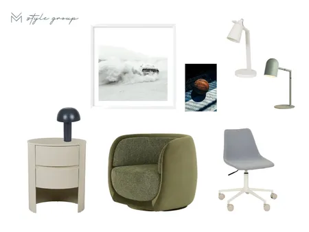 Jacks bedroom - Park Pl Interior Design Mood Board by The VM Style Group