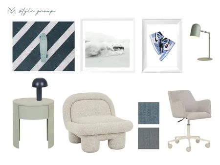 Jacks bedroom - Park Pl Interior Design Mood Board by The VM Style Group