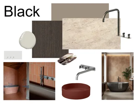 Black Mood Board Interior Design Mood Board by Adelaide Green Homes