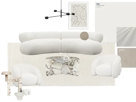Minimalist Living Interior Design Mood Board by Tahliaw