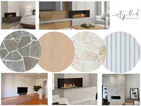 Kirsty - Fireplace Design Interior Design Mood Board by Styled Interior Design