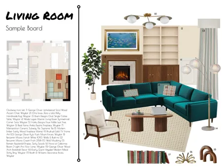 Living Room Sample Board Interior Design Mood Board by JaydeInteriors on Style Sourcebook