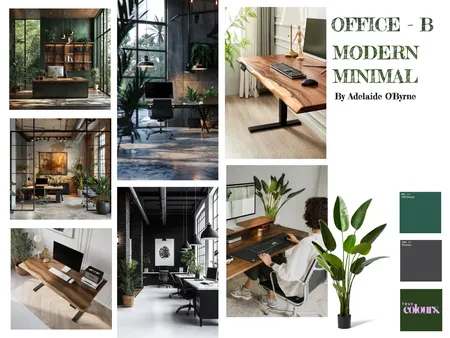 Assessment 3 - Office B Interior Design Mood Board by addieobyrne