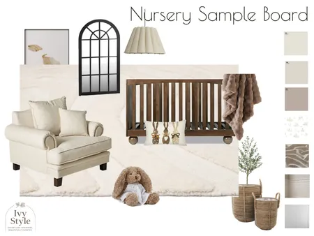 Assignment 10 Sample Board Nursery Interior Design Mood Board by Ivy Style