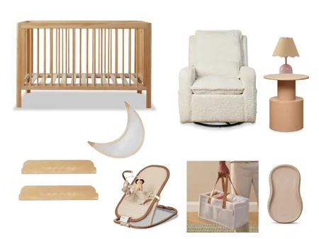 Nursery 1 Interior Design Mood Board by dakota.grenfell@gmail.com