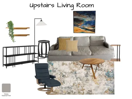 SANCHEZ - Upstairs Parents Living Room Option 2 with new chair option Interior Design Mood Board by Six Castle Designs